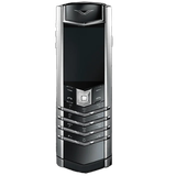  Vertu SIGNATURE V Stainless Steel Silver Raspberry Red 