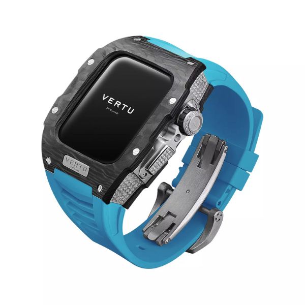 Vertu Watch Black Diamond Blue