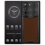  METAVERTU Amber Brown Alligator Leather Clous De Paris Basic 