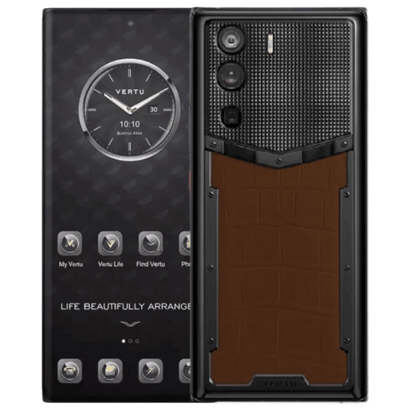  METAVERTU CURVE Amber Brown Alligator Leather Clous De Paris Pro 