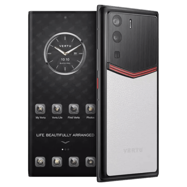  METAVERTU Enameled Calf Leather White Pro 