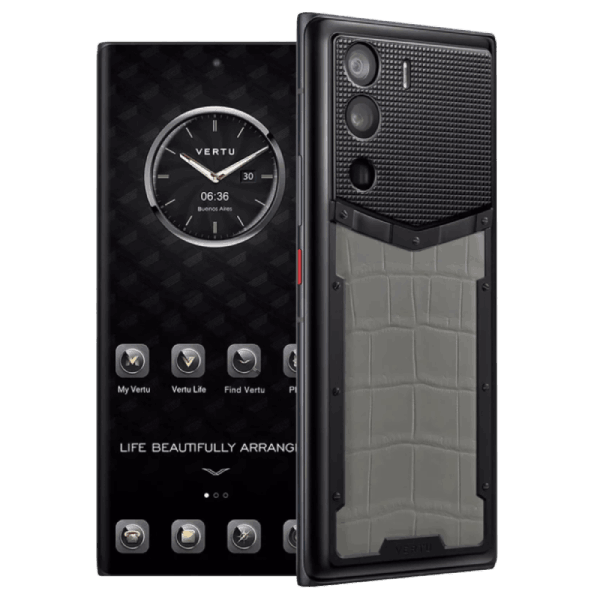  METAVERTU Grey Alligator Leather Clous De Paris Pro 