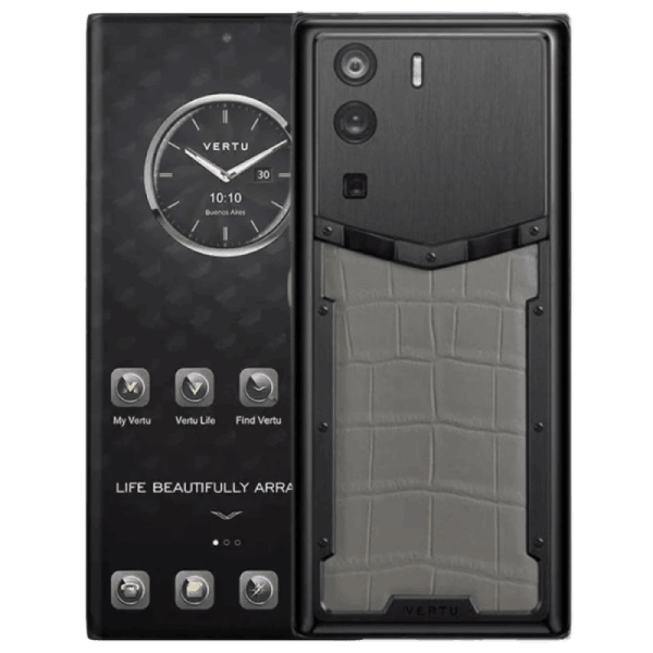  METAVERTU CURVE Grey Alligator Leather Basic 