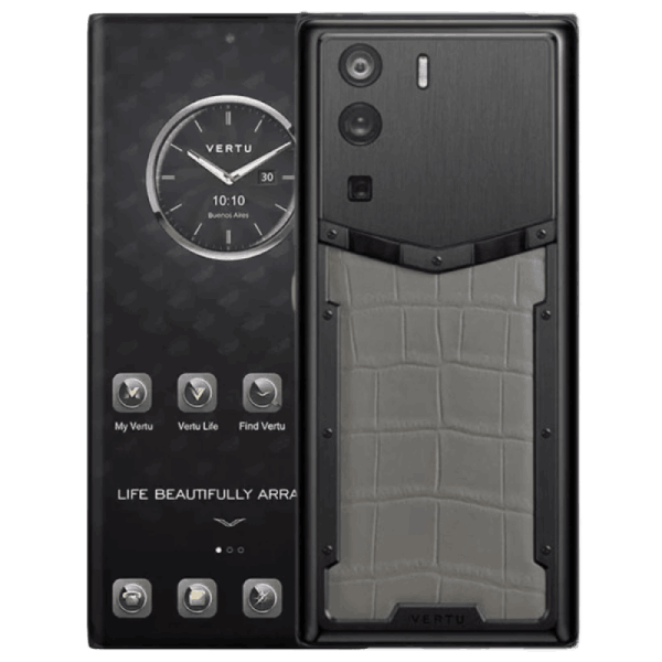  METAVERTU Grey Alligator Leather Basic 