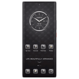  METAVERTU CURVE Iron Black Alligator Leather Basic 