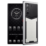  METAVERTU CURVE Basic Alligator Leather Creamy White 