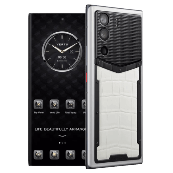  METAVERTU Basic Alligator Leather Creamy White 