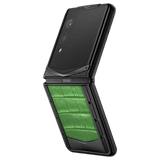  Vertu Quantum Flip Black Bamboo Green Alli 