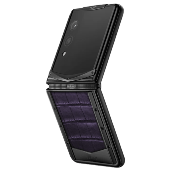 Vertu Quantum Flip Black Dark Purple Alli 