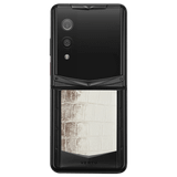  Vertu Quantum Flip Black Rococo Himalaya Crocodile Alli 