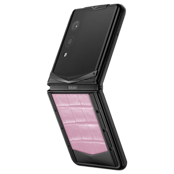  Vertu Quantum Flip Black Sakura Pink Alli 