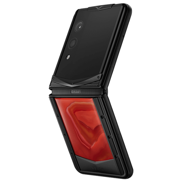  Vertu Quantum Flip Phoenix Flame Agate 