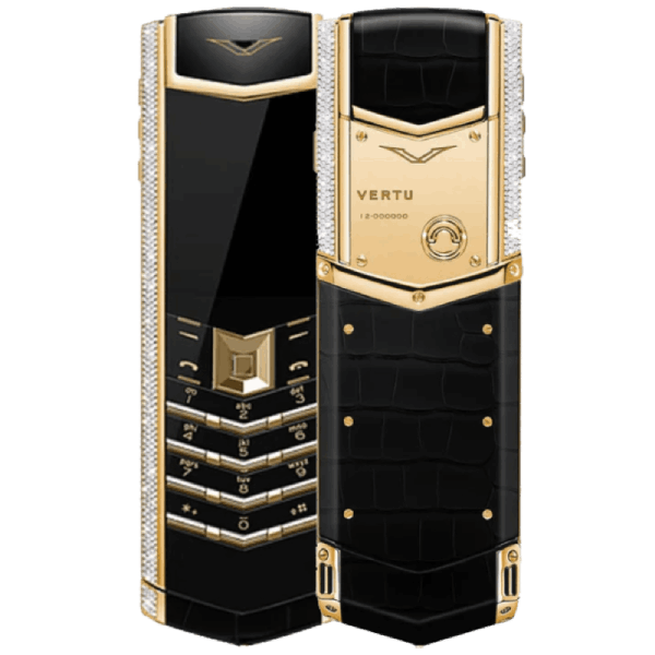 Vertu Signature V Gold Diamond Alligator