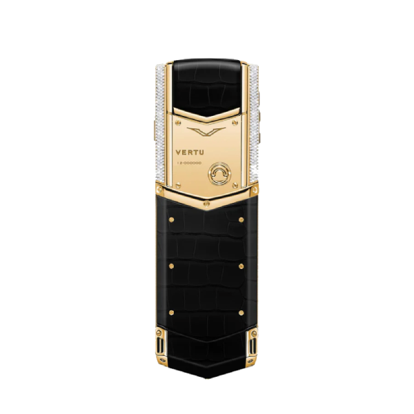  Vertu Signature V Gold Diamond Alligator 