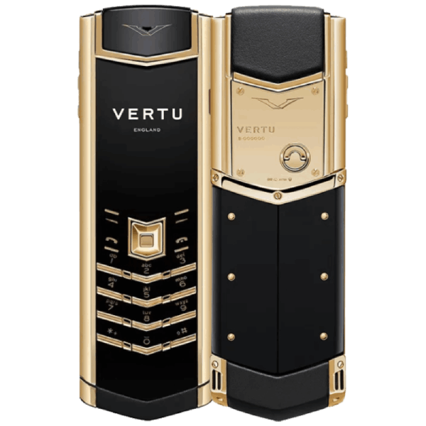 Vertu Signature V Pure Black Full Gold