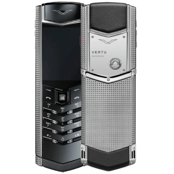  Vertu Signature V Pure Silver Clous De Paris 