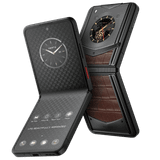  Vertu Ironflip Amber Brown Bes Fee Alligator Skin 