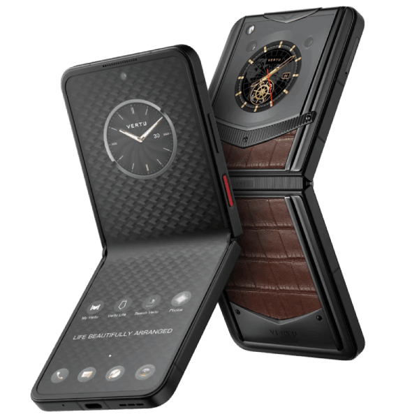  Vertu Ironflip Amber Brown Bes Fee Alligator Skin 