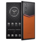  METAVERTU CURVE Enameled Calf Leather Orange Pro 