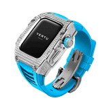  VERTU WATCH Full Diamond Blue Strap 