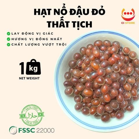  HẠT NỔ ĐẬU ĐỎ THẤT TỊCH | THẠCH TOPPING TRÀ SỮA TRÀ TRÁI CÂY MẬT ONG VGS 