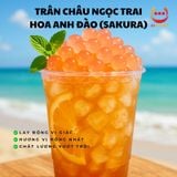  TRÂN CHÂU NGỌC TRAI VỊ ĐÀO HỒNG | THẠCH TOPPING TRÀ SỮA TRÀ TRÁI CÂY MẬT ONG VGS 