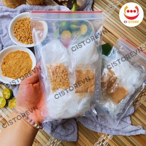  BÁNH TRÁNG PHƠI SƯƠNG MUỐI TẮC TỎI PHI THƠM GIÒN 