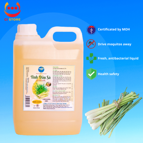  TINH SẢ HƯƠNG THIÊN NHIÊN THƠM MÁT LAU DỌN ĐUỔI MUỖI 2 LÍT 