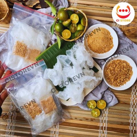  BÁNH TRÁNG PHƠI SƯƠNG MUỐI TẮC TỎI PHI THƠM GIÒN 