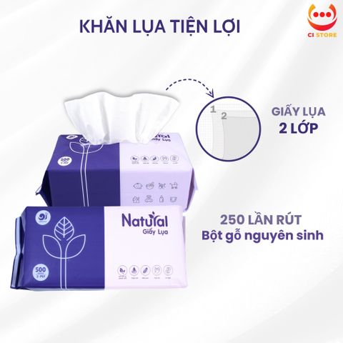  KHĂN GIẤY LỤA 2 LỚP CAO CẤP TIỆN LỢI MANG ĐI MUÔN NƠI 