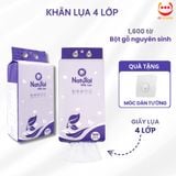  KHĂN GIẤY LỤA 4 LỚP CAO CẤP THẤM HÚT CỰC ĐỈNH 
