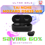  TAI NGHE BLUETOOTH TRUE WIRELESS MOZARD DS635-WB ĐEN 