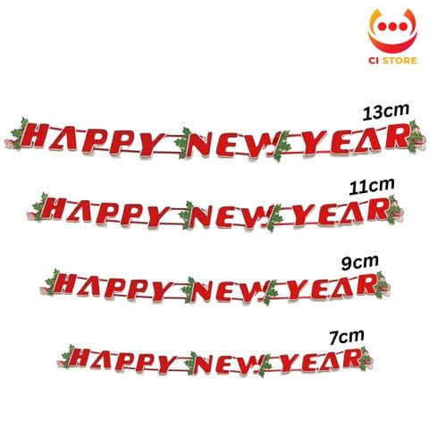  DÂY TREO GIÁNG SINH NOEL VÀ CHÚC MỪNG NĂM MỚI HAPPY NEW YEAR 