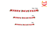  DÂY TREO GIÁNG SINH NOEL VÀ CHÚC MỪNG NĂM MỚI HAPPY NEW YEAR 