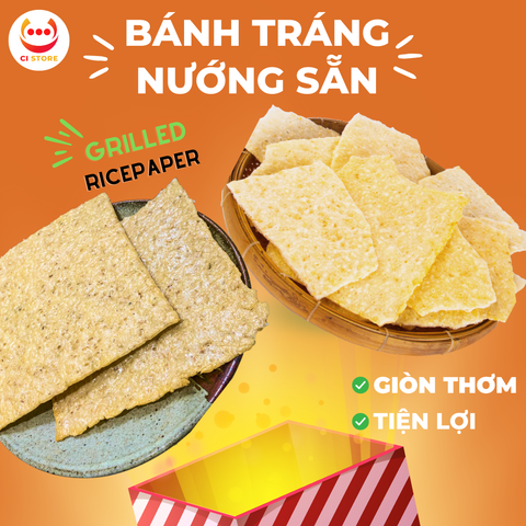  [COMBO] BÁNH TRÁNG NƯỚNG GẠO MÈ x CỐT DỪA NGON HÚ HỒN LỊM CÁI NGƯỜI 