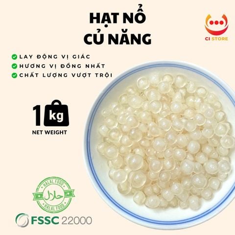 HẠT NỔ CỦ NĂNG | THẠCH TOPPING TRÀ SỮA TRÀ TRÁI CÂY MẬT ONG VGS 