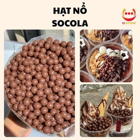  HẠT NỔ SOCOLA CAO CẤP | THẠCH TOPPING TRÀ SỮA TRÀ TRÁI CÂY MẬT ONG VGS 