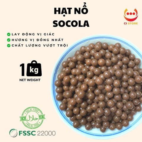  HẠT NỔ SOCOLA | THẠCH TOPPING TRÀ SỮA TRÀ TRÁI CÂY MẬT ONG VGS 