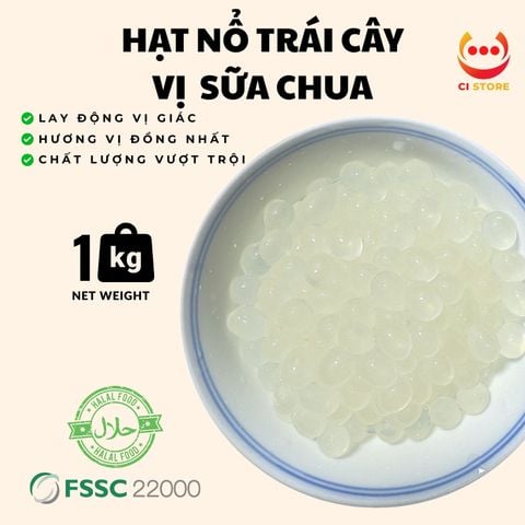  HẠT NỔ TRÁI CÂY VỊ SỮA CHUA | THẠCH TOPPING TRÀ SỮA TRÀ TRÁI CÂY VGS 
