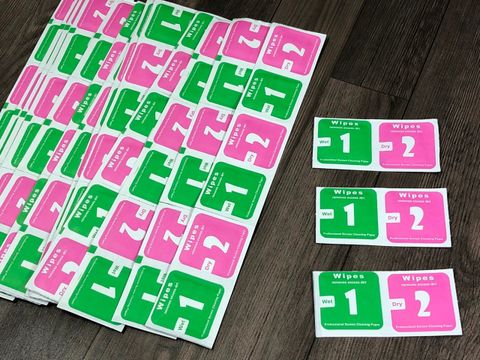  BỘ 40 MIẾNG KHĂN GIẤY THẤM CỒN LAU MÀN HÌNH ĐIỆN THOẠI LAPTOP 2 TRONG 1 