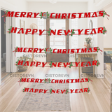  DÂY TREO GIÁNG SINH NOEL VÀ CHÚC MỪNG NĂM MỚI HAPPY NEW YEAR 