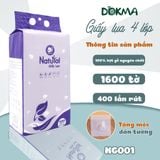  KHĂN GIẤY LỤA 4 LỚP CAO CẤP THẤM HÚT CỰC ĐỈNH 