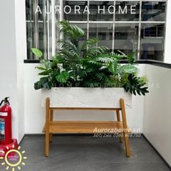 Bồn cây giả trang trí không gian trường học