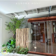 Set tiểu cảnh cây giả decor góc nhà