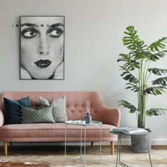 Cây Monstera giả trang trí tán xoè trang trí phòng