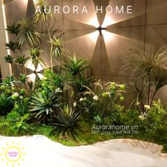 Set tiểu cảnh cây giả decor nhà hát