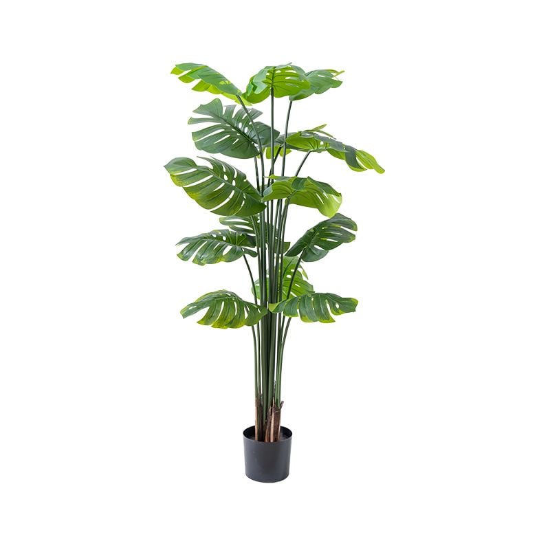 Cây Monstera giả trang trí tán xoè trang trí phòng