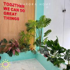 Bồn cây giả trang trí văn phòng