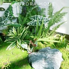 Set tiểu cảnh cây giả set up Studio