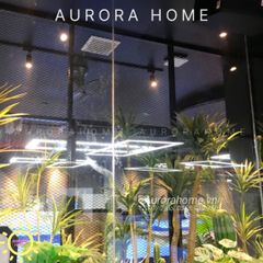Set tiểu cảnh cây giả decor quán Bi-a